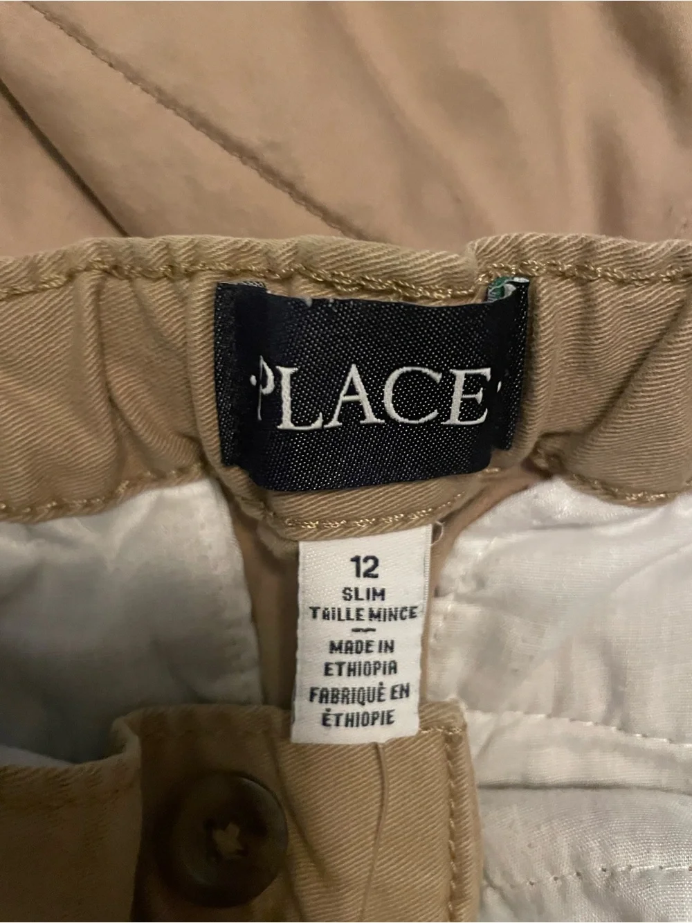 GAP Kids Khaki and Navy Waistband Shorts